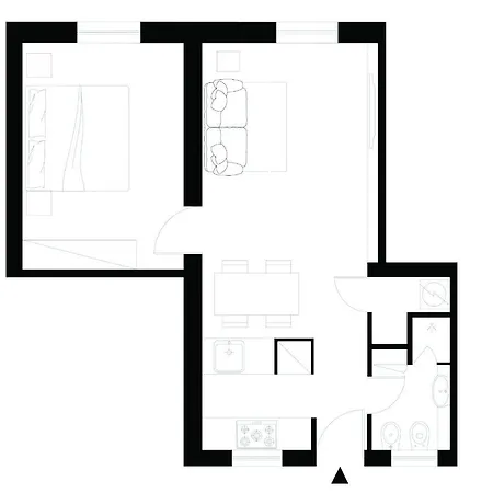 Lägenhet The Rent - Lovely One-bedroom In Moscova